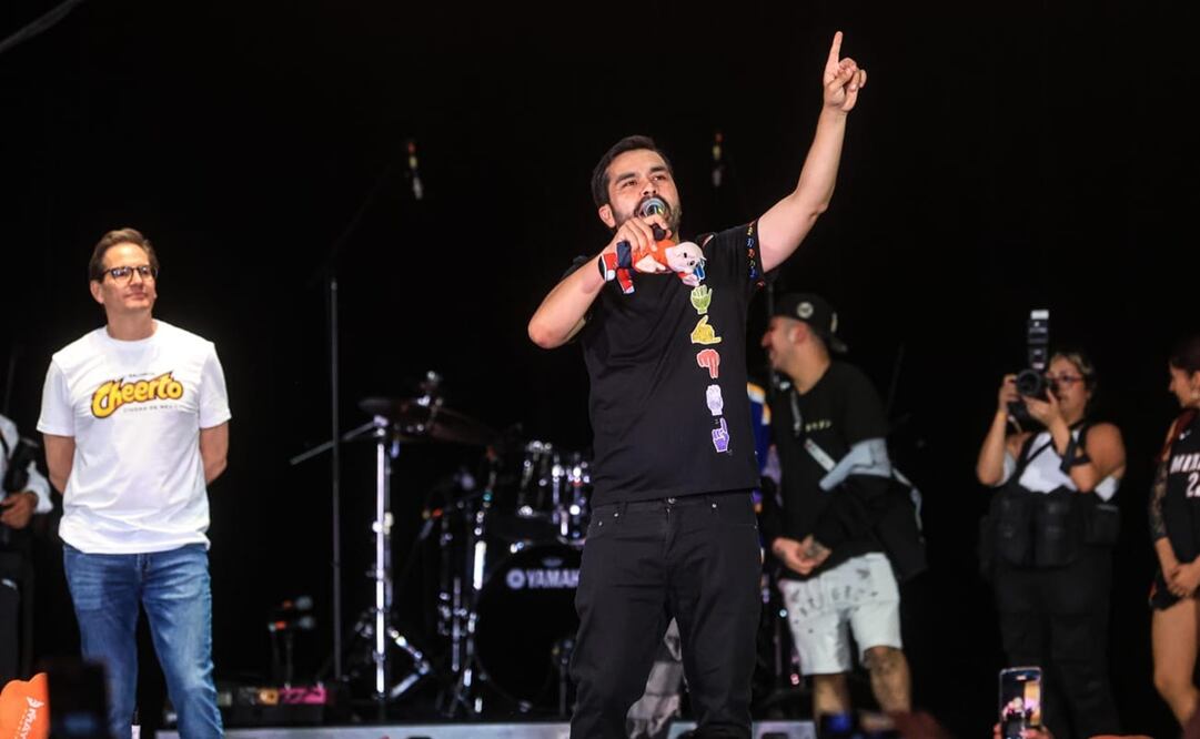 Cierre de campaña de Jorge Álvarez Máynez, candidato presidencial por el partido Movimiento Ciudadano. Foto: Gabriel Pano / EL UNIVERSAL