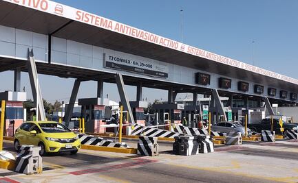 Suman 218 vehículos con daños por “ponchallantas” en caseta del Circuito Exterior Mexiquense