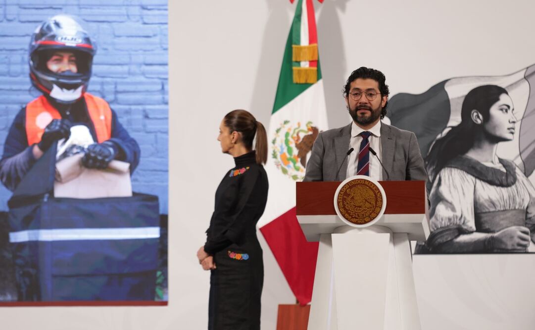 Secretaría del Trabajo celebra reforma a plataformas digitales; “no hay un aumento de impuestos, nadie puede ser desconectado por un robot”. Foto: Carlos Mejía / EL UNIVERSAL