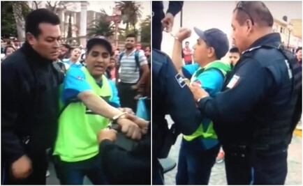 Dice que policías le caen gordos y lo detienen