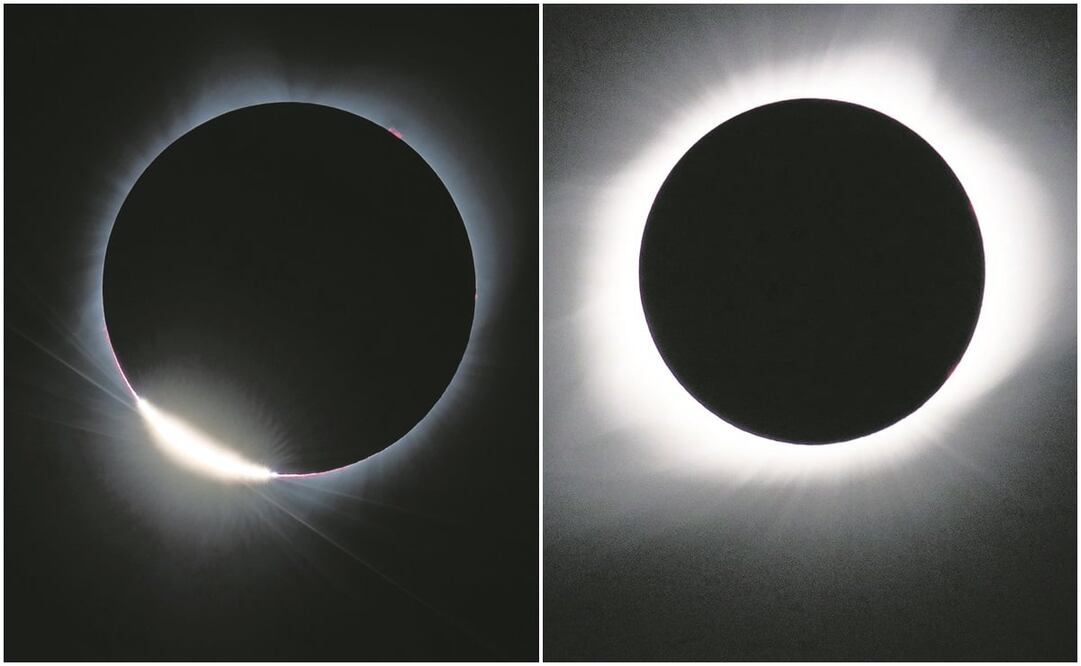 En el eclipse anular, la Luna estará un poco más lejos y formará un anillo alrededor del Sol; el fenómeno natural se observará mejor en la Península de Yucatán. Fotos: NASA