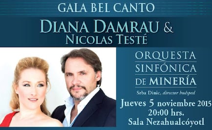 Diana Damrau y Nicolas Testé protagonizarán Gala de Ópera