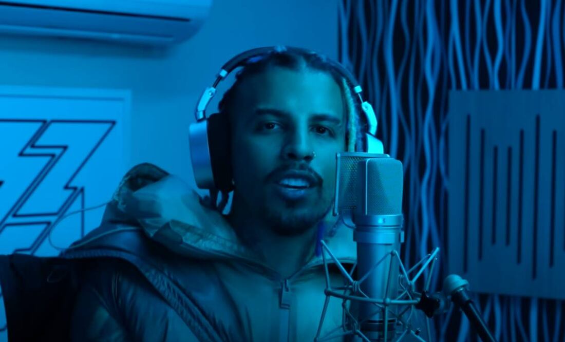 Rauw Alejandro en su sesión con BZRP.