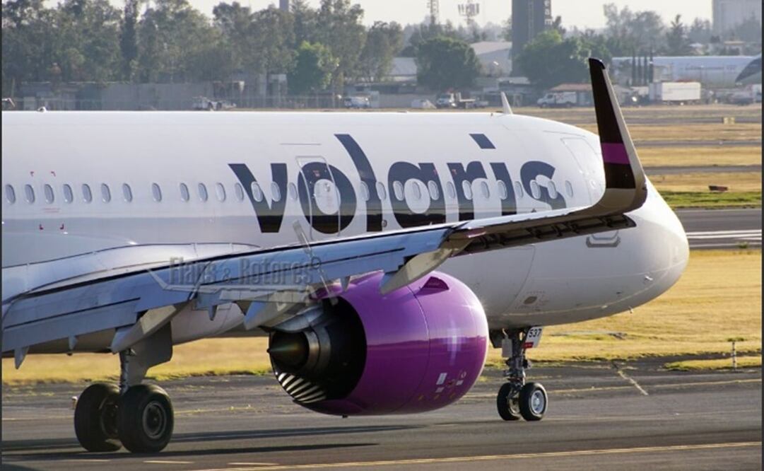 Avión de Volaris. Foto: Captura de Pantalla