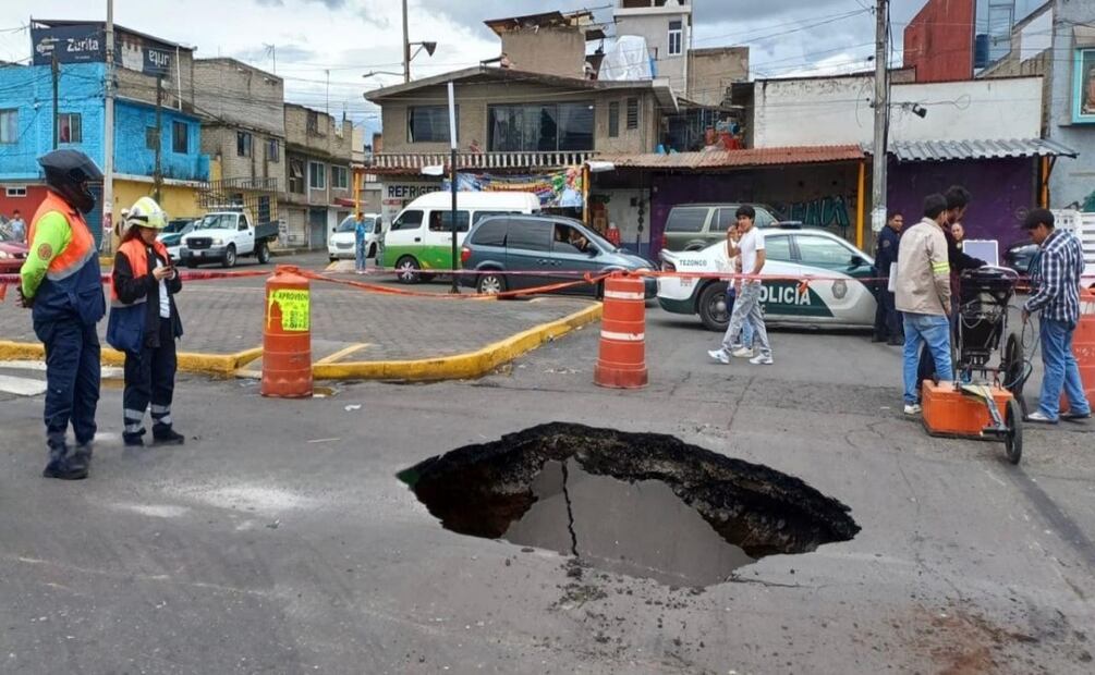 Iztapalapa y Segiagua unirán esfuerzos contra socavones; sustituirán 2 kilómetros de drenaje en avenida de las Torres. Foto: Especial