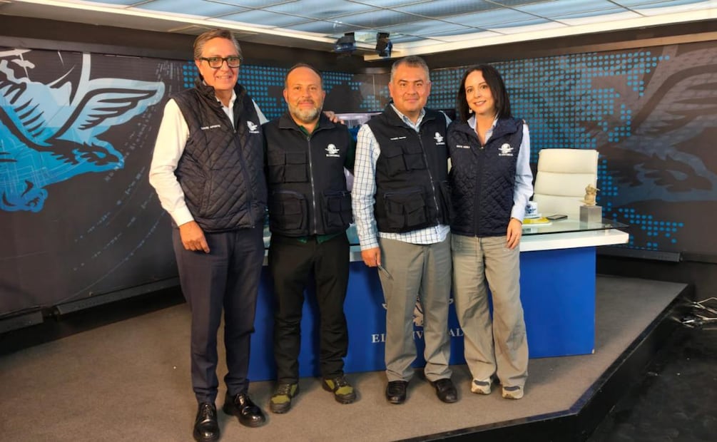 Periodistas de EL UNIVERSAL que estuvieron en la última guarida de "El Mencho" en Jalisco junto al Director Editorial de este medio David Aponte y la columnista Maite Azuela (04/03/2026). Foto: Julio Suárez / EL UNIVERSAL