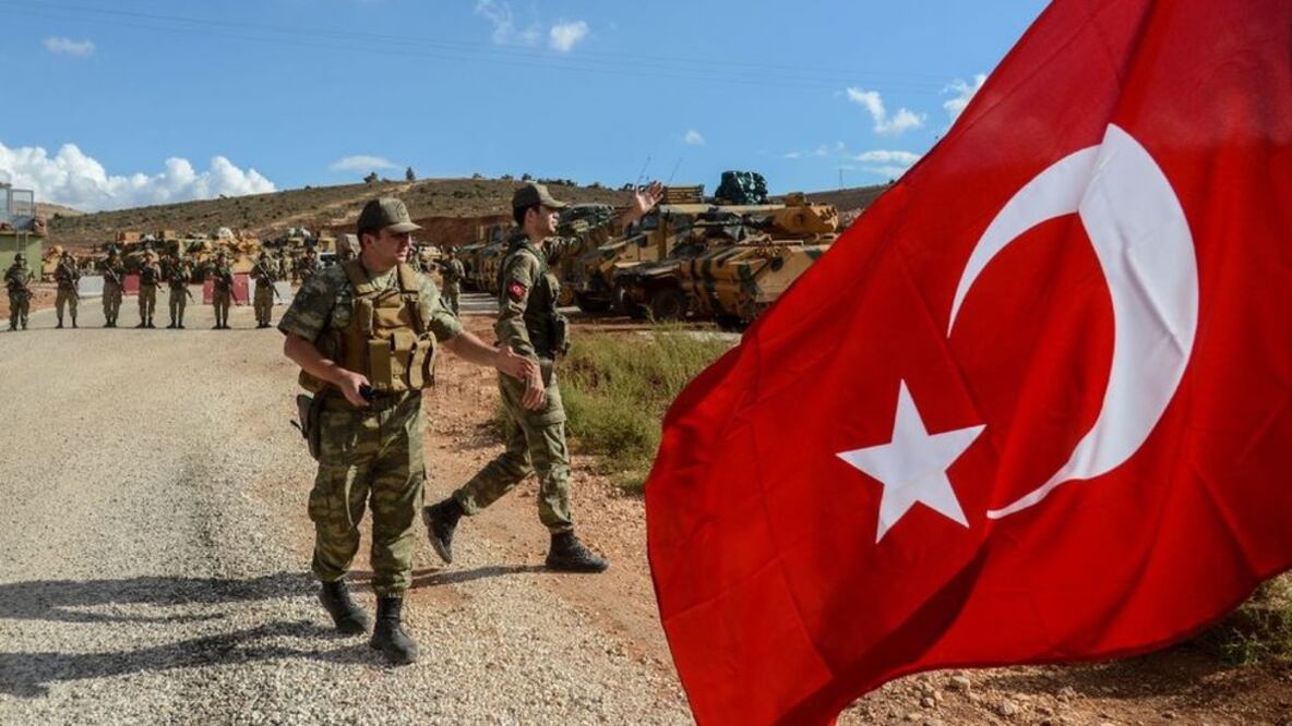Getty Images Turquía quiere eliminar a las fuerzas kurdas en la zona fronteriza con Siria y crear una "zona segura".