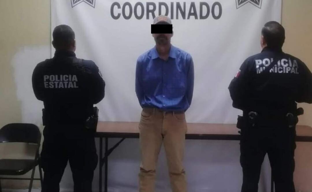 El acusado manejaba en estado de ebriedad cuando arrastró a dos perritos en San Luis Río Colorado, Sonora (11/01/2025). Foto: Especial