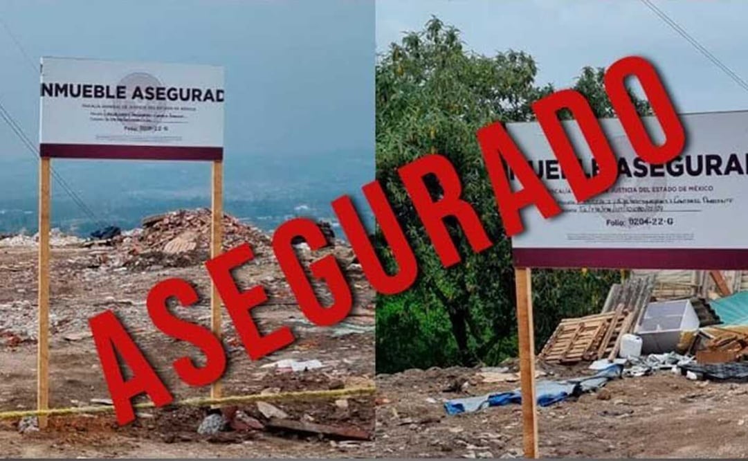 Además de depositar basura y cascajo, los detenidos utilizaban los lugares como estacionamiento de transportes de carga y de maquinaria pesada. Foto: Especial 