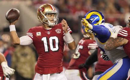 Garoppolo y los 49ers vencen en el lunes por la noche a los Rams