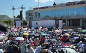 Sheinbaum presenta Segundo Informe de Gobierno en Baja California Sur; acuden aspirantes a coordinación de Morena en el estado
