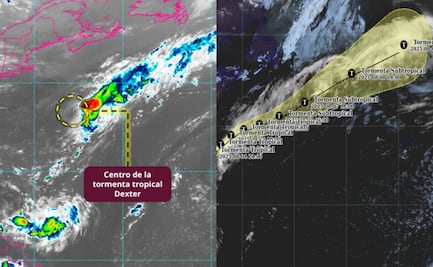 Tormenta tropical Dexter: conoce la trayectoria de fenómeno meteorológico; ¿afectará a México?