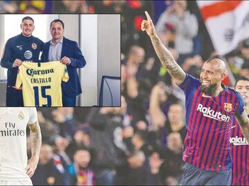 Guiño de Arturo Vidal al América