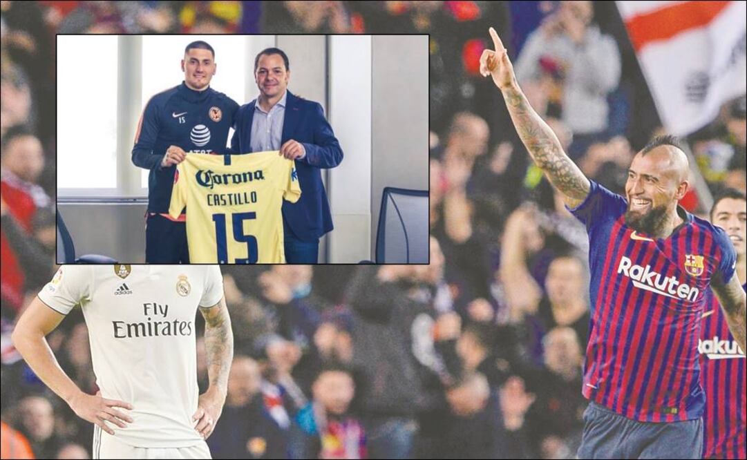 Nicolás Castillo y Arturo Vidal, seleccionados chilenos. Foto: Especial