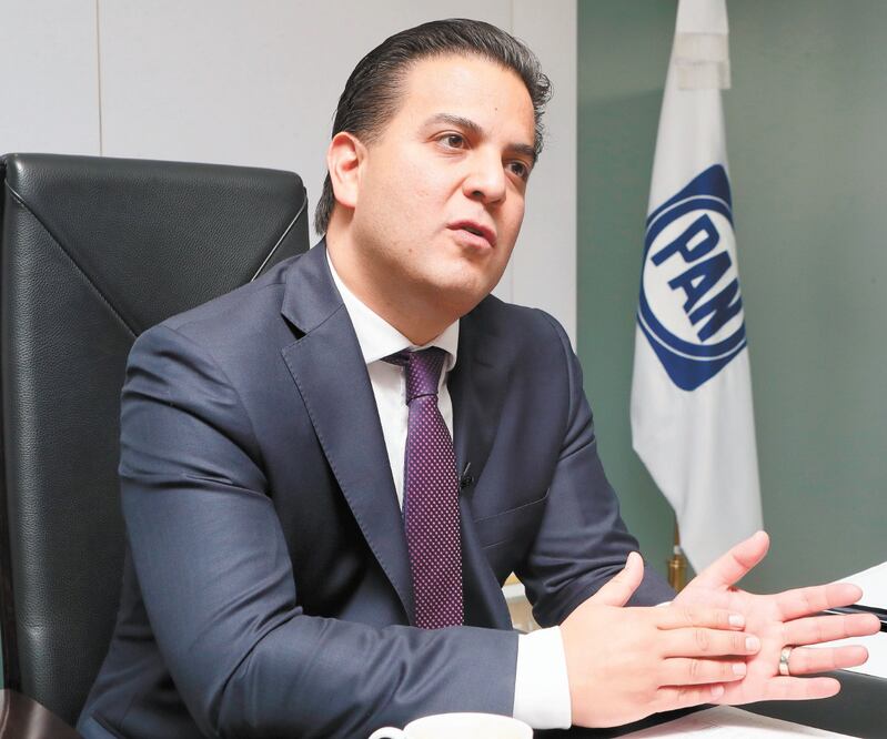 El coordinador del PAN en el Senado, Damián Zepeda Vidales, deploró que “se siga avanzando en atacar la presunción de inocencia”. Foto: ARCHIVO EL UNIVERSAL