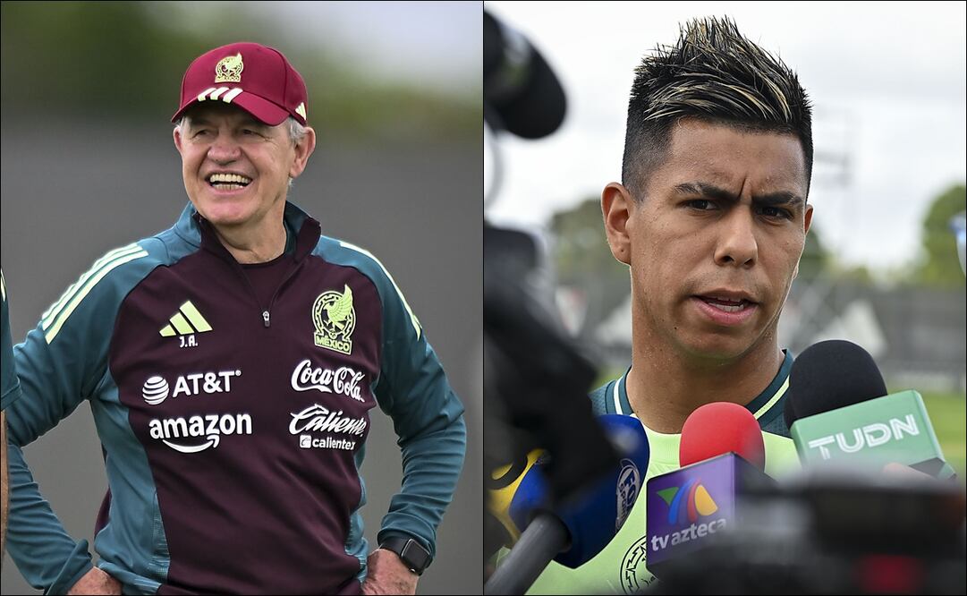 Javier Aguirre, sorprendido con Efraín Álvarez; "hasta gordito lo veía", aseguró el Vasco - Fotos: Imago7