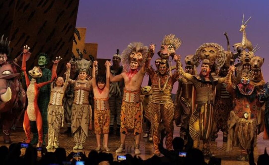 “The Lion King” cast - Photo by NOTIMEX