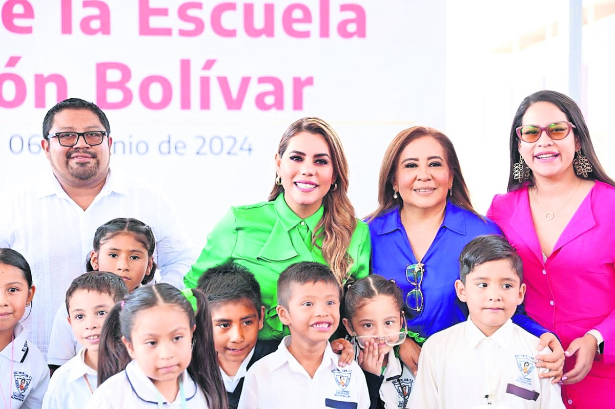 Evelyn Salgado afirmó que su administración cumple con uno de los compromisos prioritarios de la Gran Revolución Educativa en Guerrero. Foto: Especial