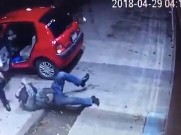 Captan en video asesinato de guardia afuera de bar en Miguel Hidalgo