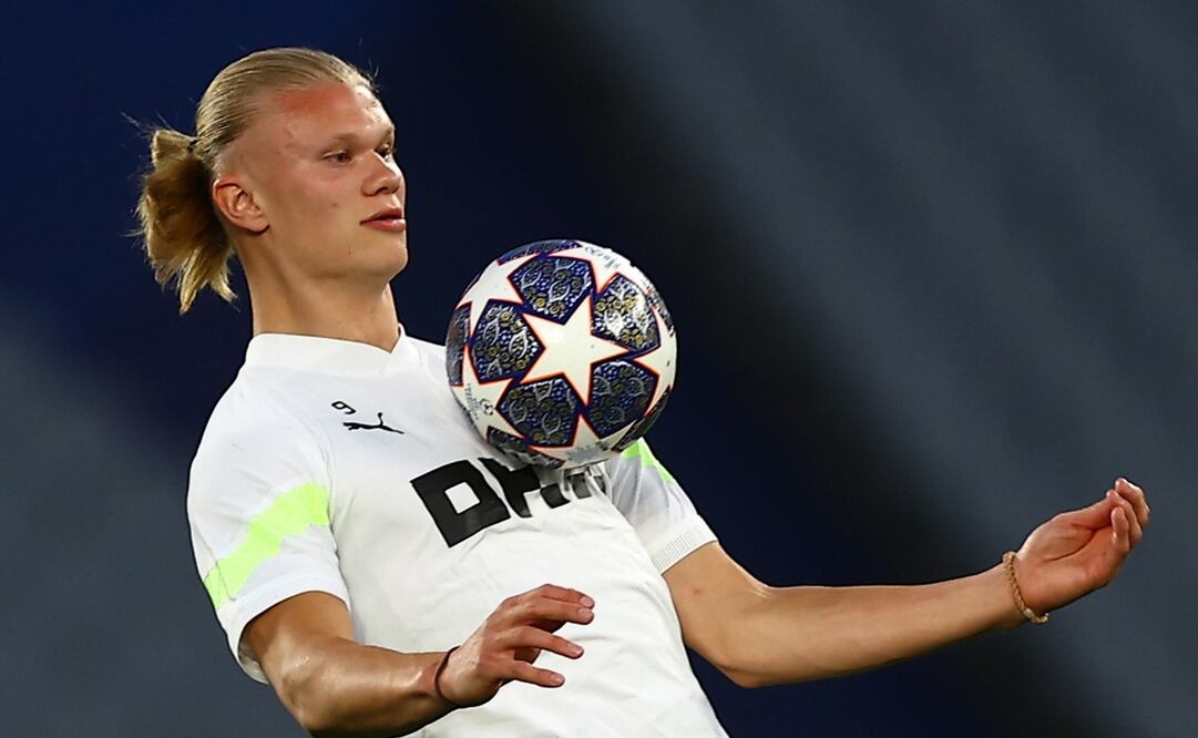 Haaland con el Manchester City