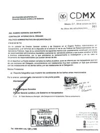 Titular de Azcapotzalco acude a la Contraloría