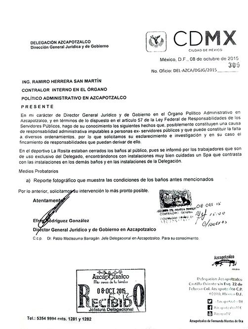 Azcapotzalco fue la primera delegación en interponer denuncia ante la Contraloría, por irregularidades (Especial)