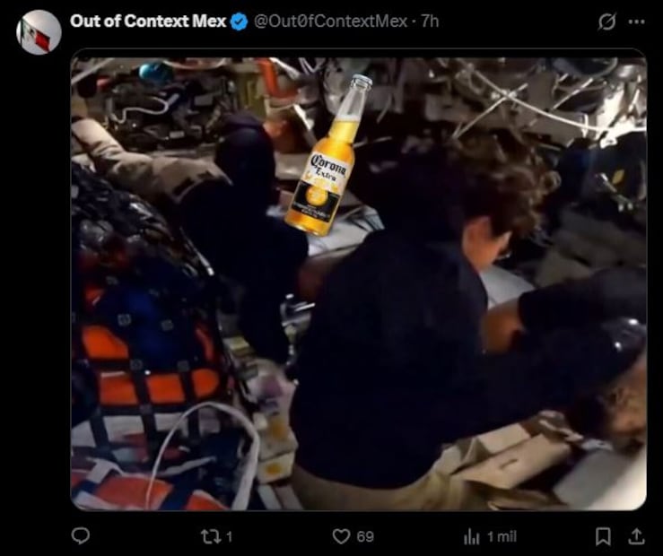 El momento desató una ola de memes entre los usuarios. Foto: Redes Sociales