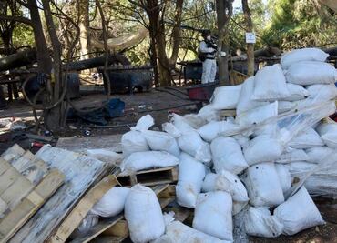 FOTOS: Desmantelan narcolaboratorio de metanfetamina más grande hallado en Sonora