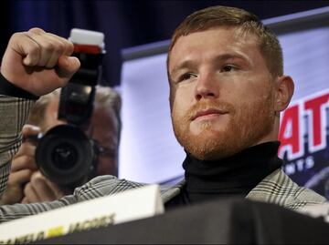 “Canelo” regresa a Nueva York para promocionar su pelea del 4 de mayo