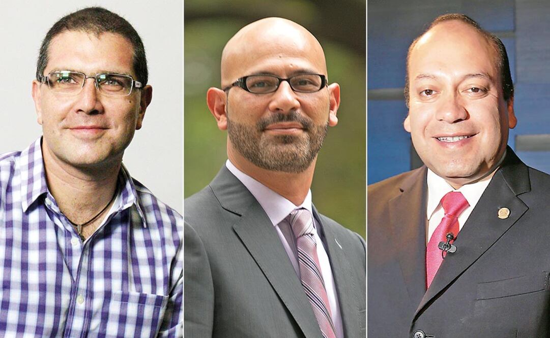 En la foto: Ríos Piter, David Razú y César Moreno (ESPECIAL, IVÁN STEPHENS Y LUIS CORTÉS) 