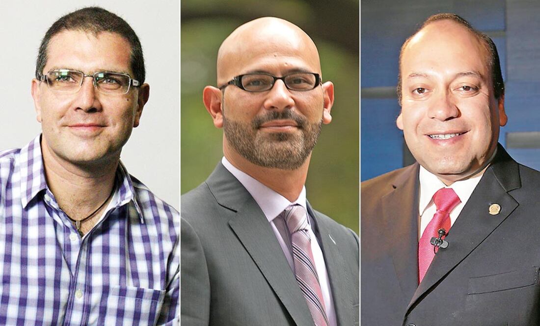 En la foto: Ríos Piter, David Razú y César Moreno (ESPECIAL, IVÁN STEPHENS Y LUIS CORTÉS)