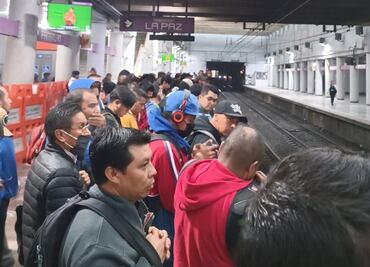 Falla de tren ocasiona retrasos en servicio de Línea A del Metro