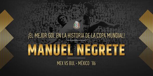 Orgulloso de haber entrado a la historia: Manuel Negrete