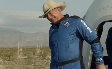 “¡El mejor día del mundo!”: Así describió Jeff Bezos su viaje al espacio