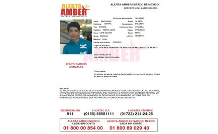 Menor desaparece de secundaria en Huixquilucan