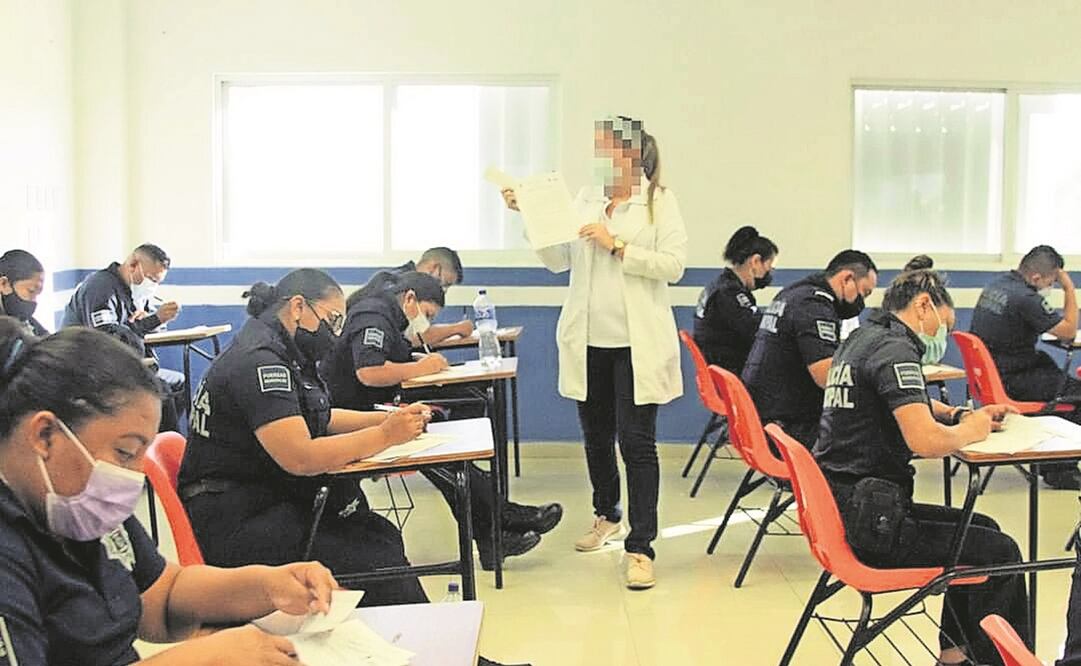 Dentro de la SSP se realizan pruebas toxicológicas sin aviso; los man- dos son los primeros a los que se les aplica este examen. Foto: Especial