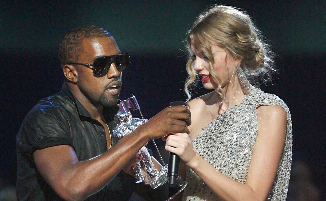 Kanye West y Taylor Swift. Foto: Archivo AP