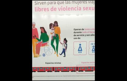 Refuerzan espacios para mujeres en transporte público