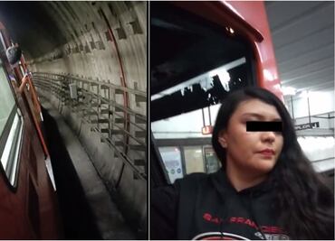VIDEO: “¡Un bolillo para el susto!”, conductora del Metro guarda tren con todo y pasajeros; STC investiga