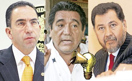 El Foco. Noroña, Lozano y Salgado entran a una cantina