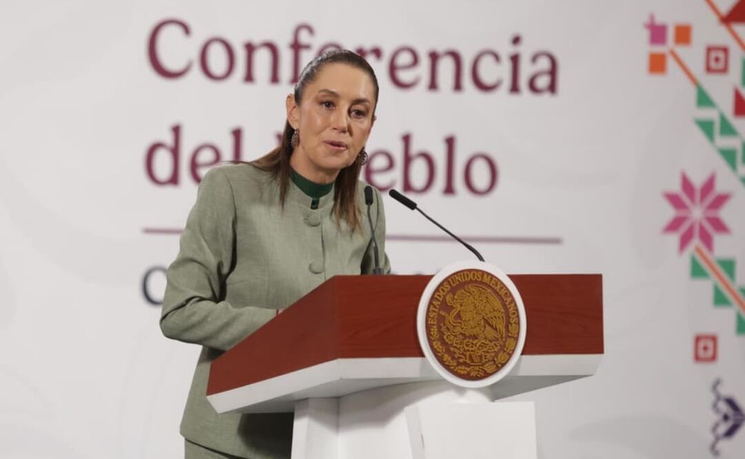 Claudia Sheinbaum Pardo en su conferencia matutina del 28 de octubre de 2025. Foto: Carlos Mejía / EL UNIVERSAL