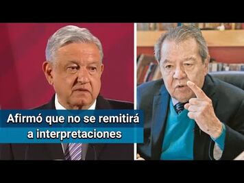 Evita AMLO hablar de Muñoz Ledo; La política son resultados, dice