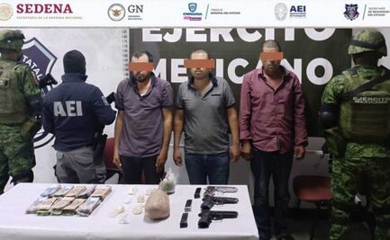 Cae el primo hermano de "El Chueco" y dos hombres más
