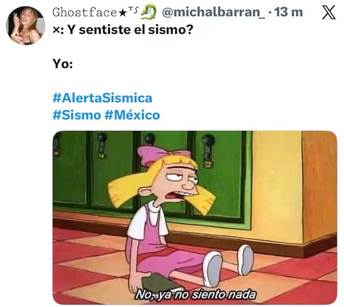 Memes sobre el sismo de este sábado, 13 de junio.
Imagen: X
