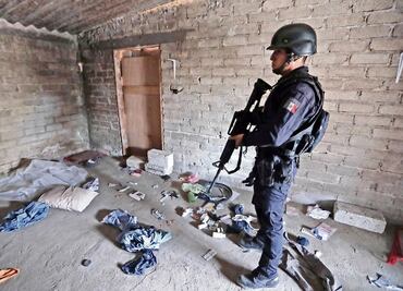 Armas y granadas escondía "El Bukanas"