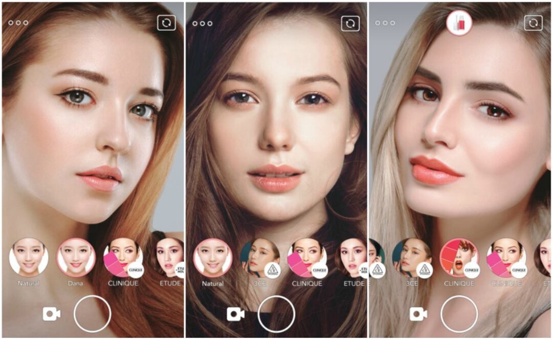 Pueden escoger entre 33 filtros diferentes para crear un estilo casi indistinguible del maquillaje real