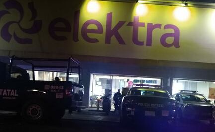 Encapuchados roban tienda de electrodomésticos en Tlalnepantla