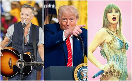 Trump se lanza contra Bruce Springsteen y Taylor Swift; a él lo llama "cretino prepotente"