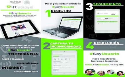 ¿Tienes quejas en servicios telecom? Utiliza 'SoyUsuario'