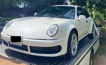 Creatividad sin límites, convierten Honda Civic en Porsche 911